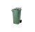 Plastová popolnica 120 l zelená