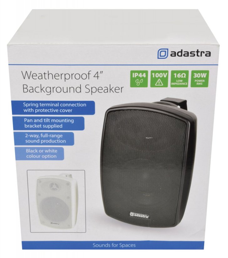 Adastra BH4V-W nástěnný 4" reproduktor, 100V, bílý
