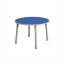 Výškovo nastaviteľný stôl farebný - kruh - Farba: Modrá, Veľkosť výškovo staviteľná: 1-3