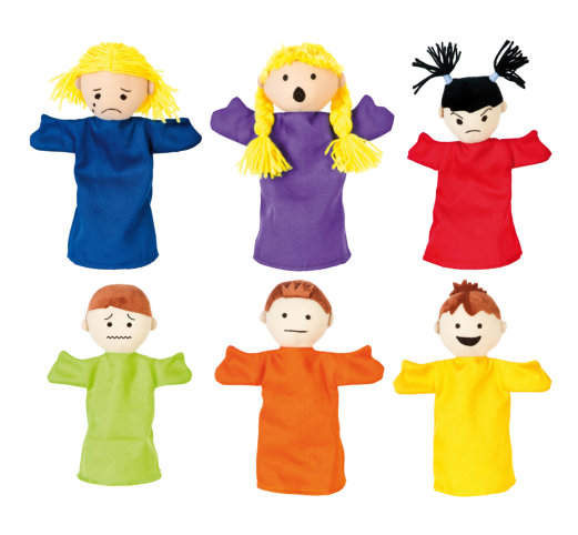 EMOTIONS educational figures (6 pcs.)