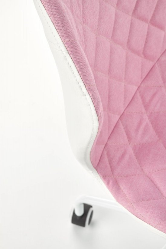 Židle- MATRIX- Světle růžová /Bílá