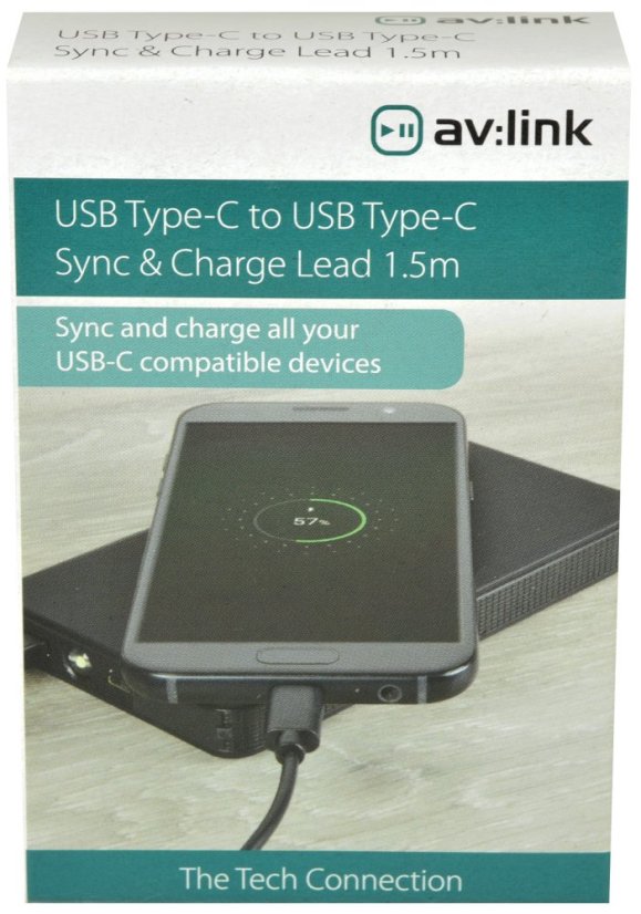 AV:Link Kábel 2x USB typ C, 1,5m