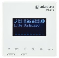 Adastra WA-215, nástenný zosilňovač 2x 15W, MP3/FM/BT