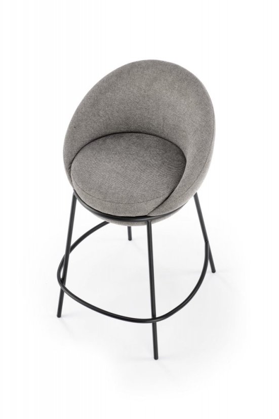 Barová stolička- H118- Sivá