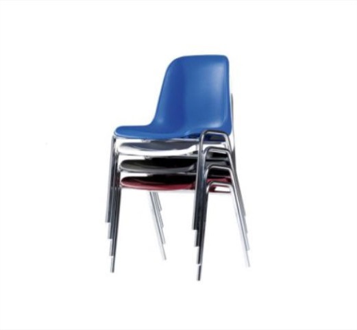 Jídelní židle NOVO - Barva: Modrá, Velikost: 42 cm