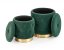 Set of stools POLLY (Dark green)