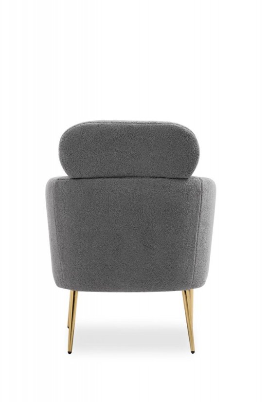 Armchair MELISA (Gray / Gold)