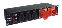 Eurolite SB-1000 CEE 19", rozvádzač 16A
