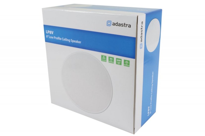 Adastra LP6V 100V podhledový 6.5" reproduktor, 50W, bílý