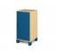 Nízká skříň ORZE 1 dveře (více barev) - Barva: Modrá, Dekor: Buk