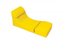 Foam bench (folding seat) yellow