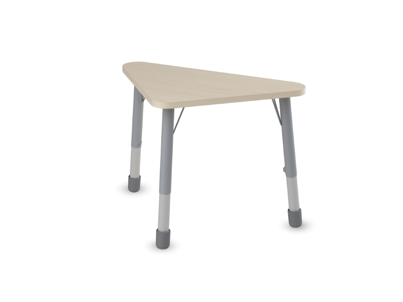 Výškovo nastaviteľný stôl trojuholník - Breza - Veľkosť výškovo staviteľná: 1-3