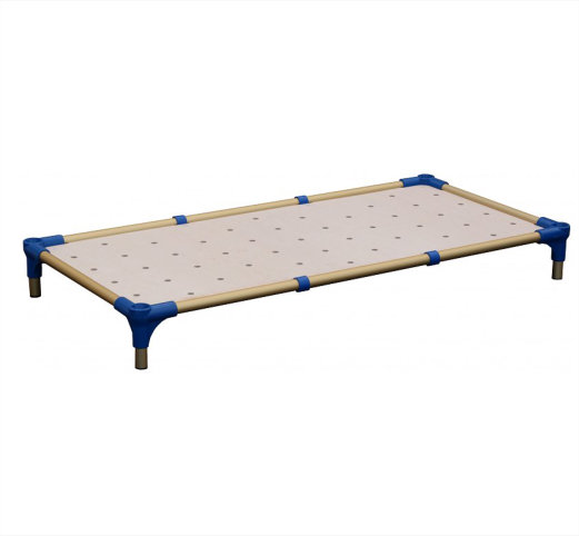 Dětská duralová postýlka – stohovatelná - Rozměr: 127x57x15 cm