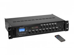 Omnitronic MAVZ-60.6P, 100V 6-zónový mixážní zesilovač, MP3/USB/SD/BT, 60W