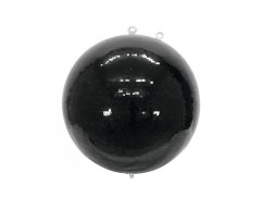 Zrcadlová koule 100 cm černá