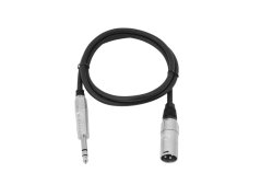 Kábel XK-20 XLR samec - Jack 6,3 stereo, 2 m