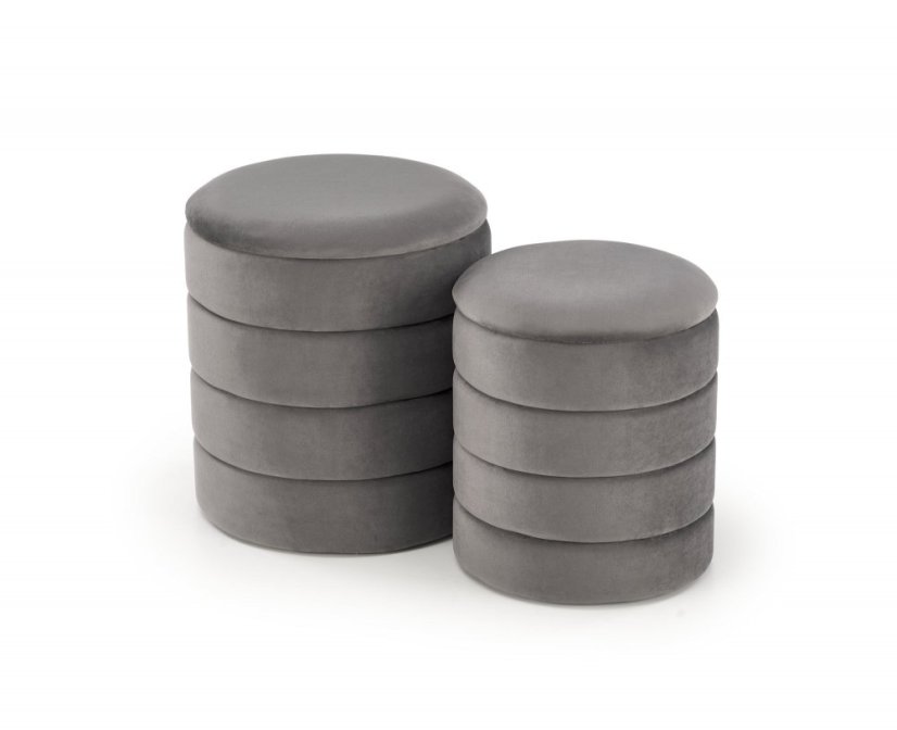 Set of stools PACHO (Gray)