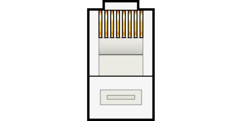 AV:link modulární konektor RJ45 8P8C samec