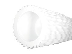 Lamella designový květináč 140cm, bílý