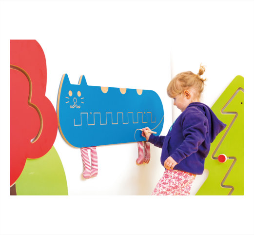 Wall board BLUE CAT