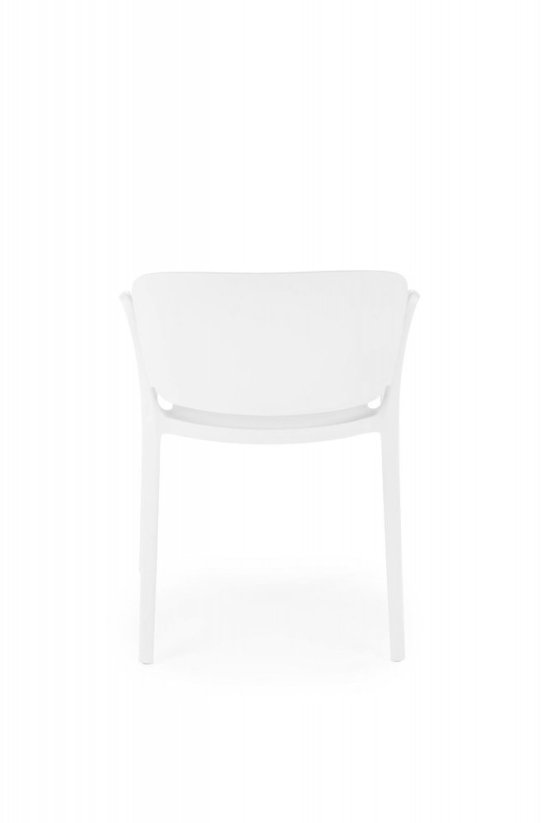 Stolička- K491- Biela plastová