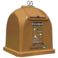 Sklolaminátový kontajner - BIO - 1,1 m3