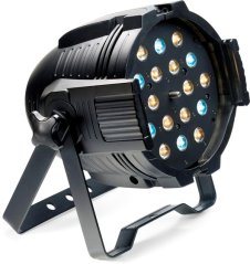 Stagg LED PAR MLZ-18x3W studená/teplá bílá DMX černý, LED reflektor