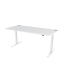 Height adjustable desk OFYS - white (70 x 160 cm) - Frame color: Black