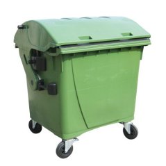 Plastový kontajner 1100 l.- zelený