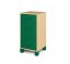 Nízká skříň ORZE 4 šuplíky (více barev) - Barva: Zelená, Dekor: Buk