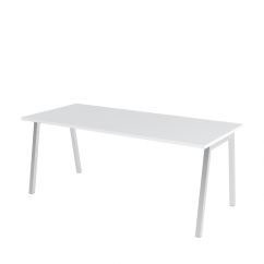 Kancelářský stůl s bílou deskou OFYS A (rozměr 70 x 140 cm)