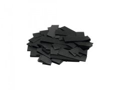 Tcm Fx pomalu padající obdélníkové konfety 55x18mm, černé, 1kg