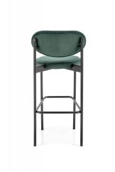 Barová stolička- H108- Tmavo zelená