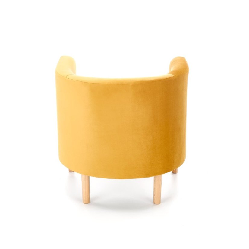 Armchair CLUBBY 2 (Yellow / Natural)