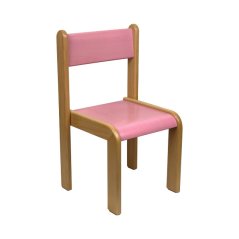 Dětská barevná židle NELA pastel (sedák + opěrák)