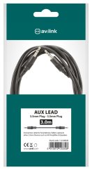 AV:link kábel 1x Jack 3.5mm stereo samec - 1x Jack 3.5mm stereo samec, 3 m