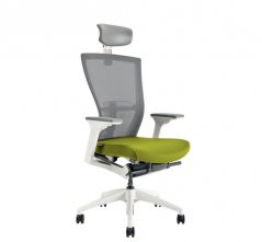 Kancelářská židle s podhlavníkem MERENS WHITE SP (více barev)