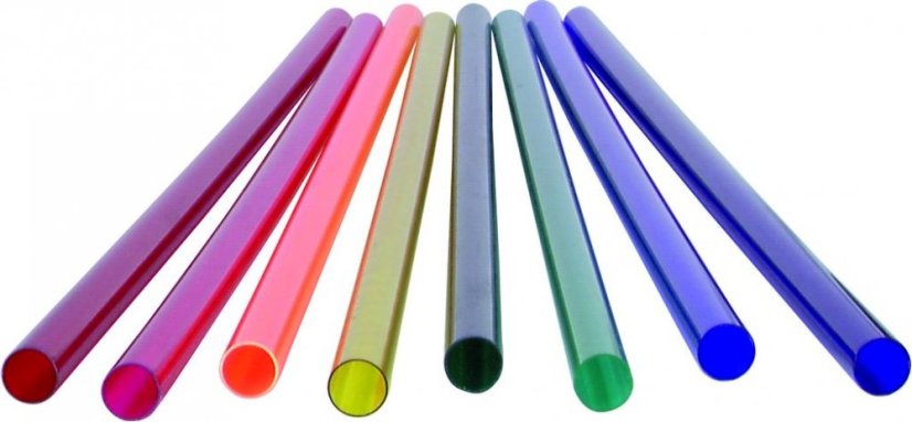 EUROLITE Červený barevný filtr 119 cm pro neonové trubice T8