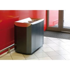 Odpadkový kôš TRIPLEX - lakovaný