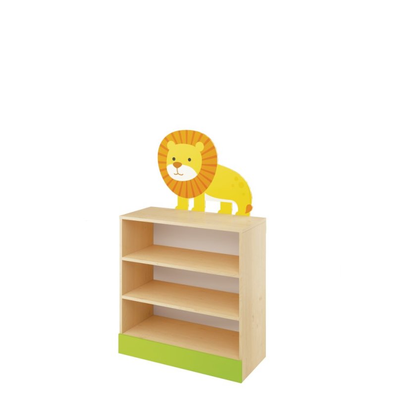 Shelving cabinet (lion, SAFARI)