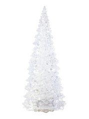 LED umělý vánoční stromek velký, 28 cm