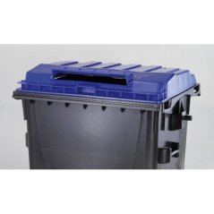 Plastový kontajner s plochým vekom 1100 l. papier