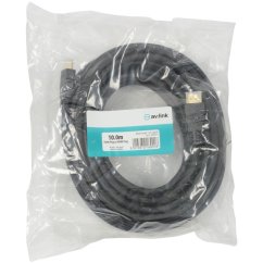 AV:link kábel HDMI HQ High Speed ​​4K Ethernet, pozlátené konektory, 10m