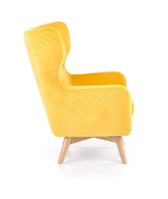 Armchair MARVEL (Yellow / Natural)