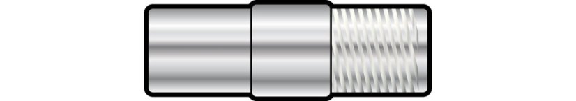 AV:link adaptér koaxiální konektor samec - F-konektor samice