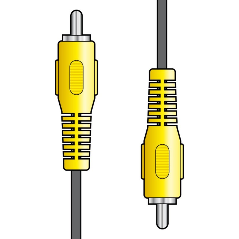 AV:link kábel 1x RCA samec - 1x RCA samec, 10m