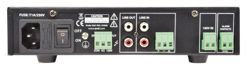 Adastra US90, 100V zesilovač, 90W