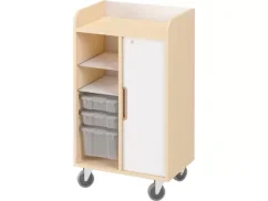 Vysoký mobilní stůl s bočnicemi