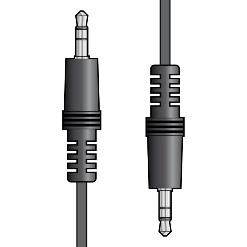 AV:link kabel 1x Jack 3.5mm stereo samec - 1x Jack 3.5mm stereo samec, 1.2m