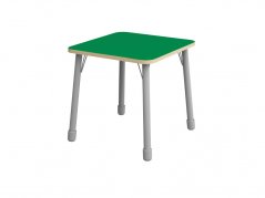 Výškově stavitelný stůl čtverec - Zelená